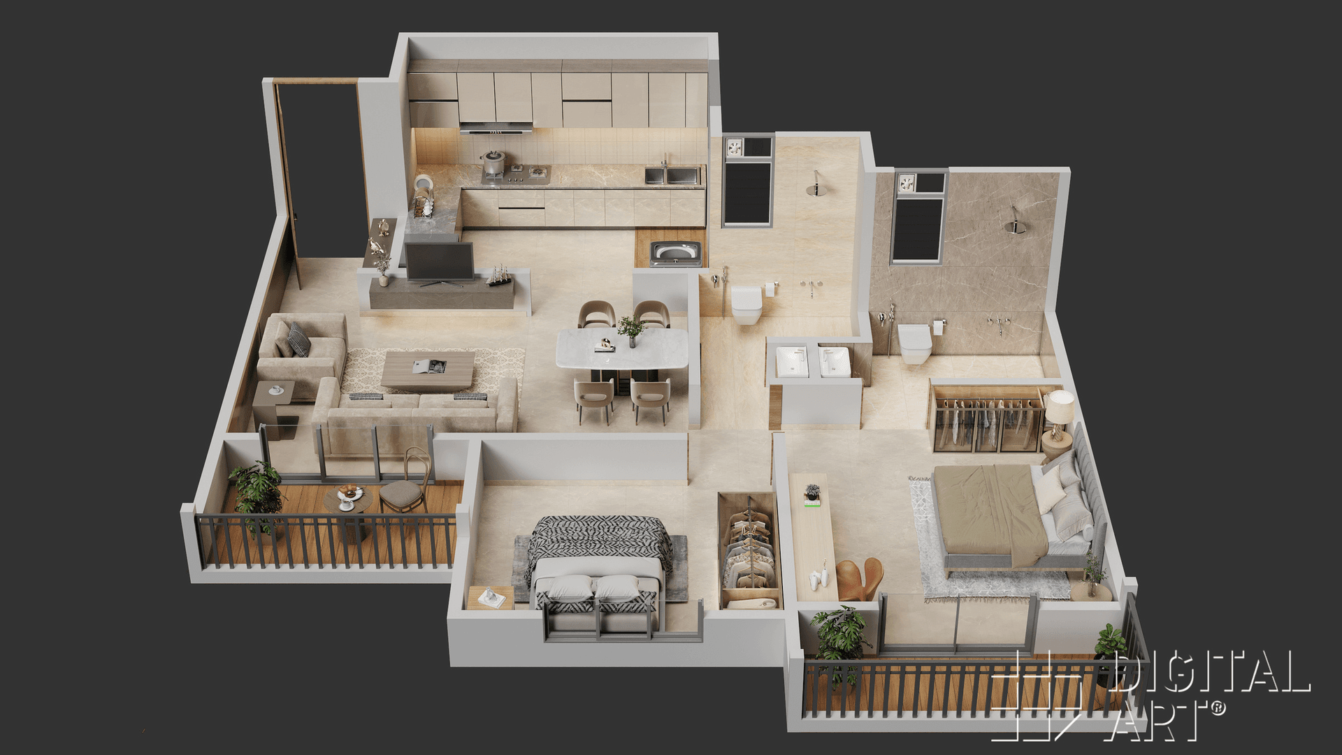 2 BHK Layout